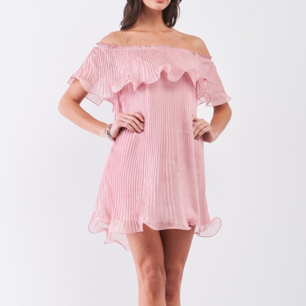 FRILLS AND FAIRY TALES RUFFLED MINI DRESS - Picture 1 of 5